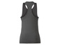 Een donkergrijze tanktop voor dames.