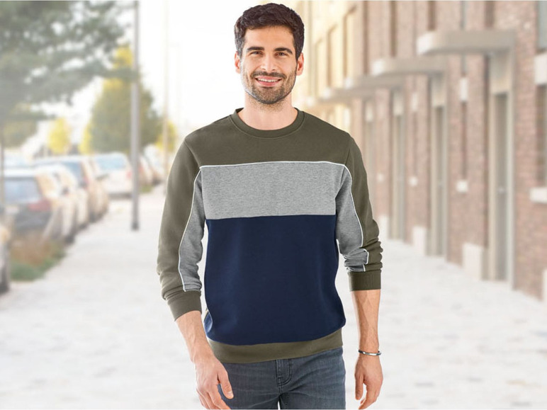 Ga naar volledige schermweergave: LIVERGY Sweater voor heren, katoen en polyester - afbeelding 11