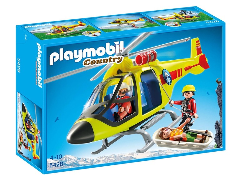 Ga naar volledige schermweergave: Playmobil Reddingshelikopter - afbeelding 1