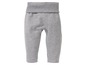 Grijze baby leggings met een brede boord.