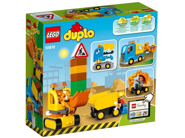 Ga naar volledige schermweergave: LEGO® DUPLO® Graafmachine & truck - afbeelding 2