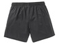 Zwarte, sportieve shorts met elastische tailleband.
