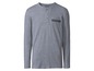 Een grijs longsleeve shirt met knopen van Live-in.