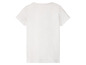 Wit T-shirt met korte mouwen.