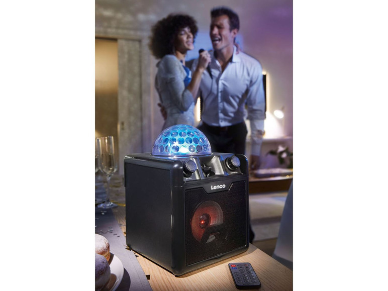 Ga naar volledige schermweergave: Lenco Disco-luidspreker met karaokefunctie - afbeelding 3
