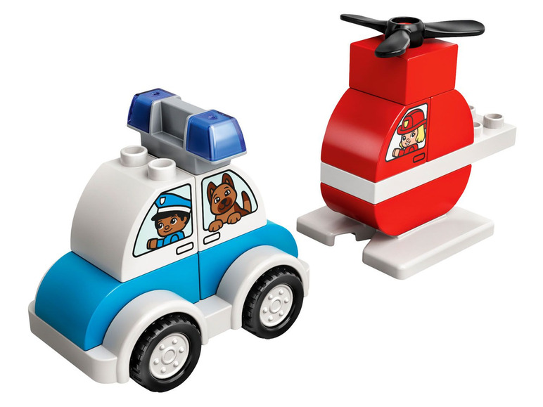 Ga naar volledige schermweergave: LEGO® DUPLO® Brandweerhelikopter en politiewagen (10957) - afbeelding 5