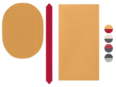Jacquard tafelkleed met tafelloper