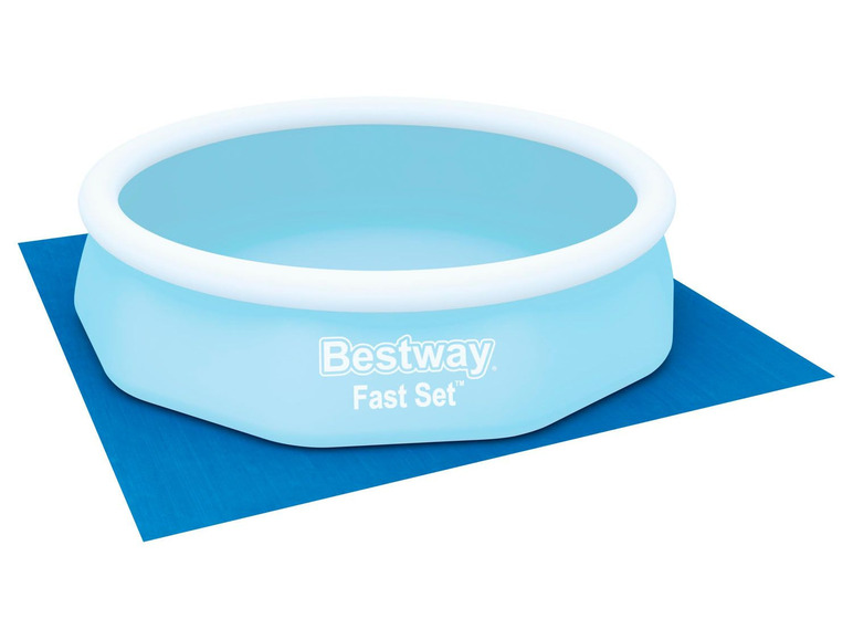 Ga naar volledige schermweergave: Bestway Flowclear™ vierkant grondzeil voor zwembad - afbeelding 1