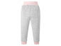 Grijze joggingbroek met roze boord