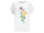 Wit T-shirt met bloemenprint