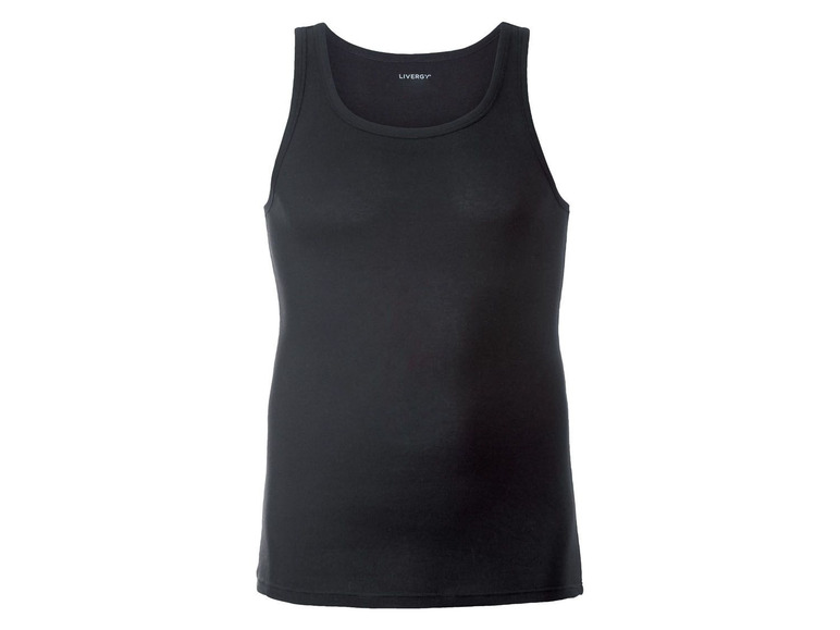Een zwart tanktop van Livery.