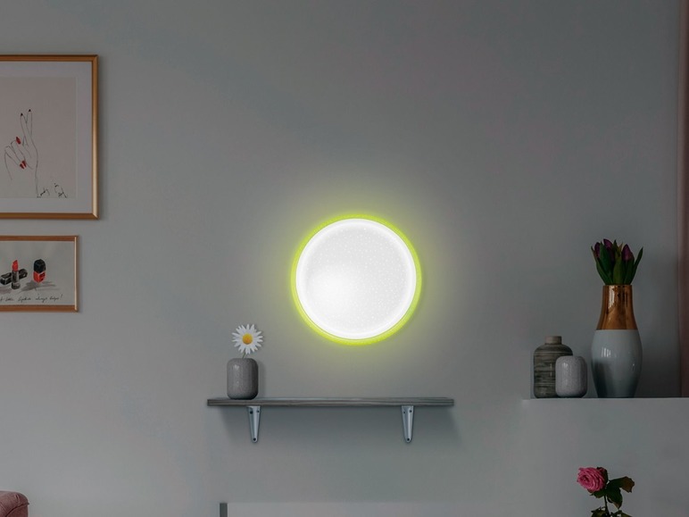 Ga naar volledige schermweergave: LIVARNO LUX® LED plafondlamp, met sterrenhemel en decoratief licht, dimmen en kleurtintregeling - afbeelding 12