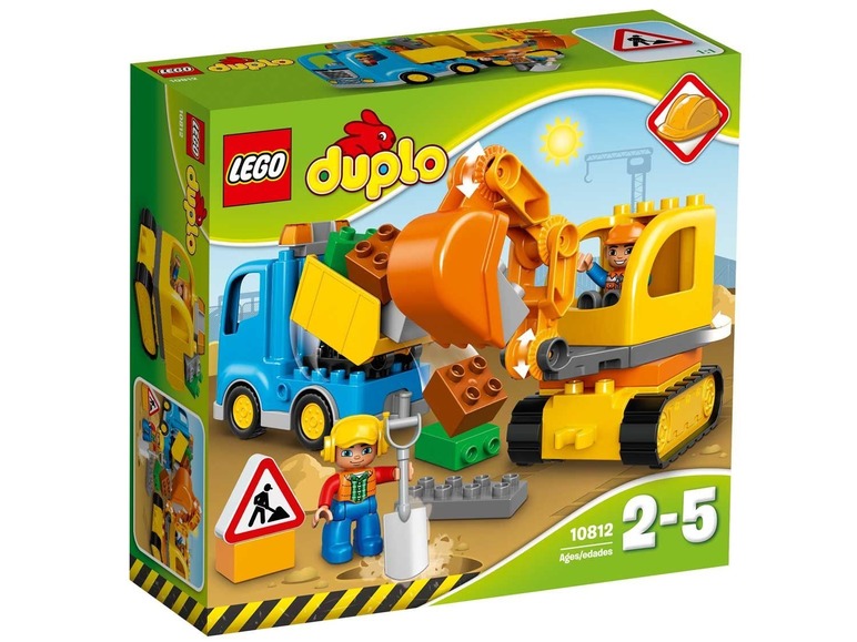 Ga naar volledige schermweergave: LEGO® DUPLO® Graafmachine & truck - afbeelding 1
