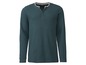 Een donkergroen longsleeve shirt van Livergy met knopen.