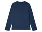 Een donkerblauw longsleeve shirt.
