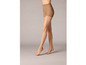 Beige panty's met een gladde afwerking.