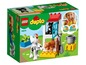 LEGO Duplo boerderij met dieren zoals een koe, varken, kip en kat.