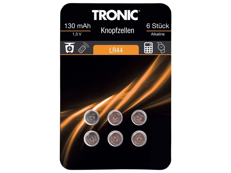 Ga naar volledige schermweergave: TRONIC Knoopcelbatterijen, 6 stuks - afbeelding 3