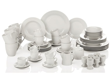 ERNESTO® Porseleinen combi-servies 62-delig