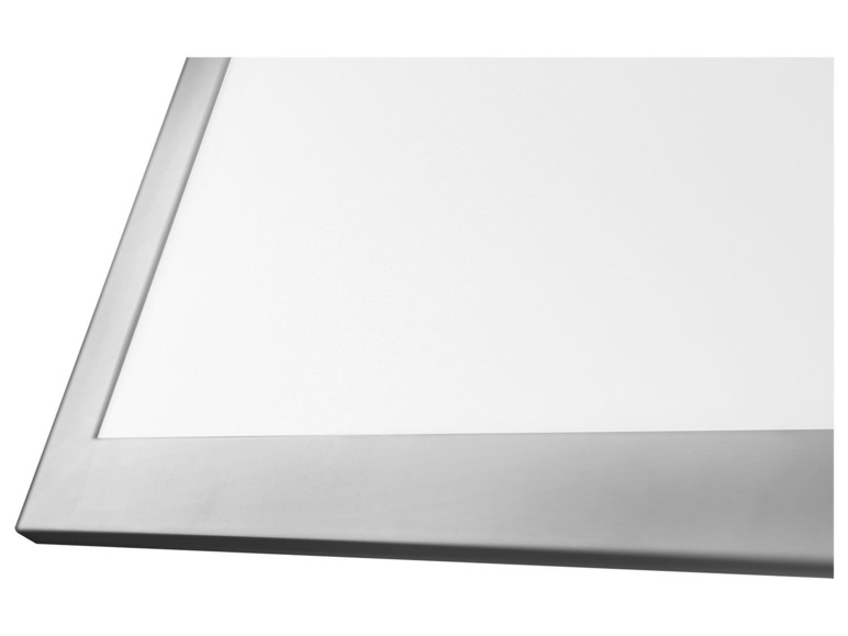 Een zilveren LED-paneel voor verlichting.