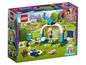 LEGO Friends speelset met voetbaldoel, Stephanie minifiguur en hond.