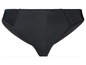 Zwarte string bikini onderkant met mesh details.