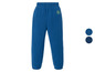 Blauwe fleece broek voor kinderen.