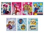 Kindertapijt met afbeeldingen van Mickey Mouse, Ladybug, Barbie, Paw Patrol, Minions en Frozen.