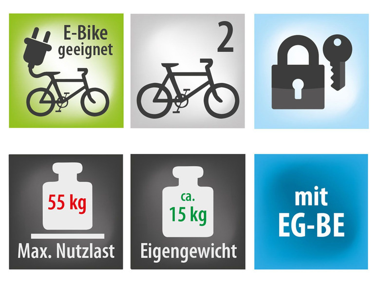 Ga naar volledige schermweergave: EUFAB Fietsendrager E-bike II - afbeelding 7