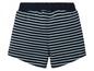 Blauwe gestreepte shorts voor baby's.