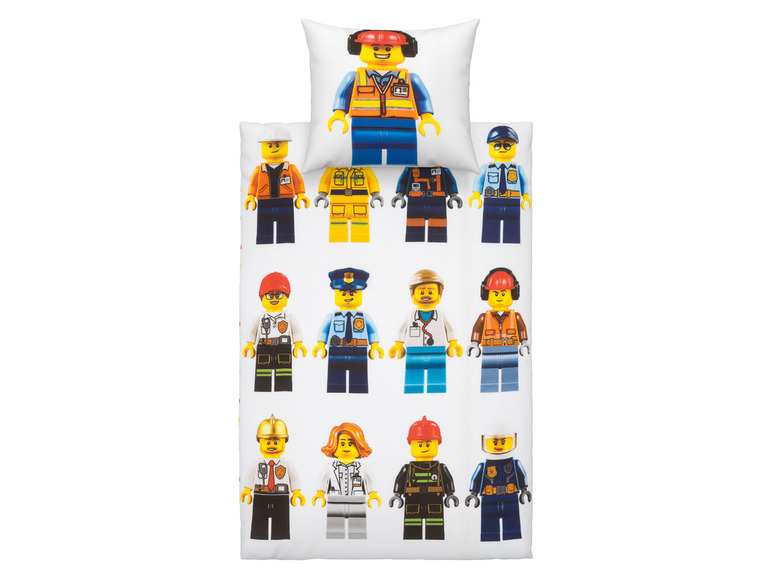 Ga naar volledige schermweergave: LEGO City Kinder dekbedovertrek 140 x 200 cm - afbeelding 5