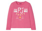 Roze longsleeve met 'PJ Party' print van Pepperts!