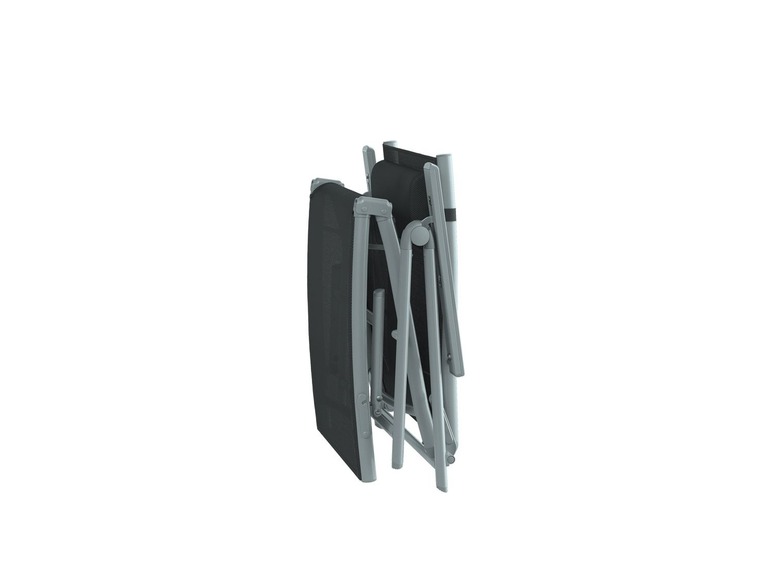 Ga naar volledige schermweergave: florabest Aluminium ligstoel grijs - afbeelding 4