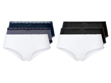 esmara® Hipsters voor dames, set van 3, biokatoen en elastaan