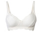 Witte, gevoerde beha met kanten details.