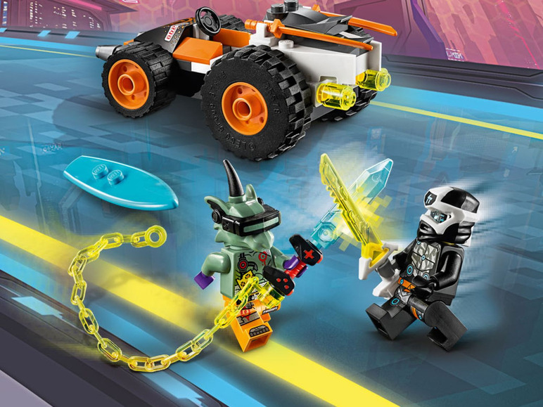 Ga naar volledige schermweergave: LEGO® NINJAGO Speelset Cole's Speeder Car (71706) - afbeelding 8