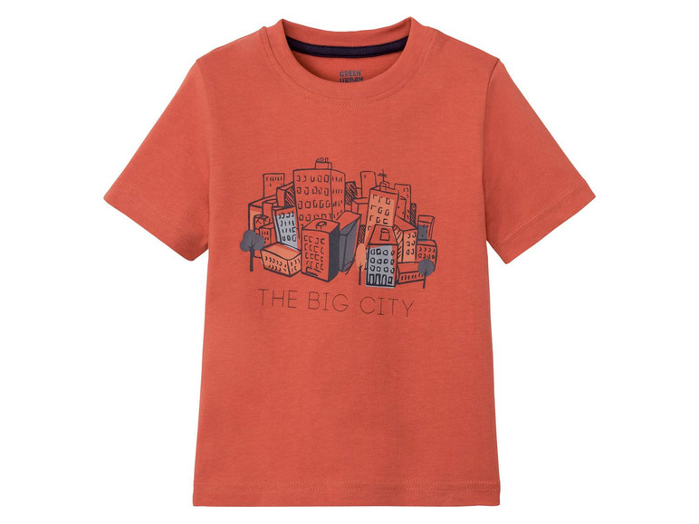 Ga naar volledige schermweergave: LUPILU® T-shirts voor jongens, set van 2, katoen en viscose - afbeelding 35