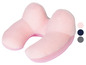 Roze nek kussen voor reizen.