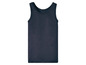 Een donkerblauw tanktop.