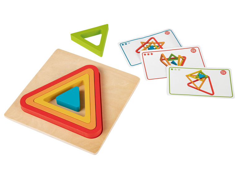 Ga naar volledige schermweergave: Playtive Educatieve houten puzzel Montessori - afbeelding 5
