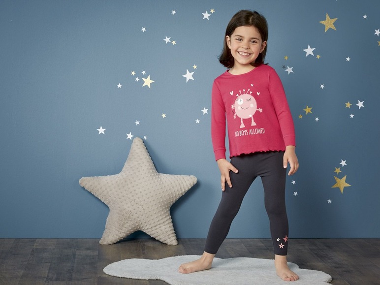 Ga naar volledige schermweergave: lupilu Meisjes glow-in-the-dark pyjama - afbeelding 8