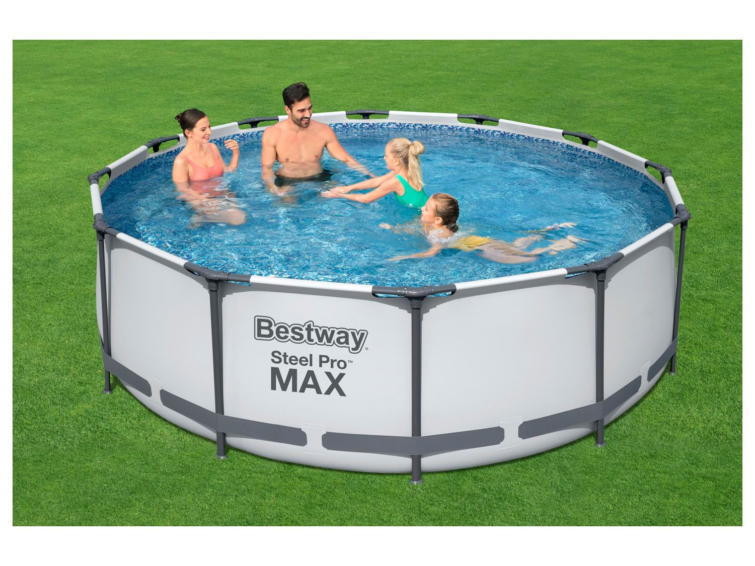 hoeveelheid verkoop De slaapkamer schoonmaken bevestig alstublieft Bestway Zwembad Steel Pro MAX™ Ø 366 x 100 cm | LIDL