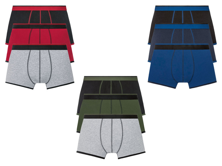 Ga naar volledige schermweergave: LIVERGY 3 heren boxers plus size - afbeelding 1