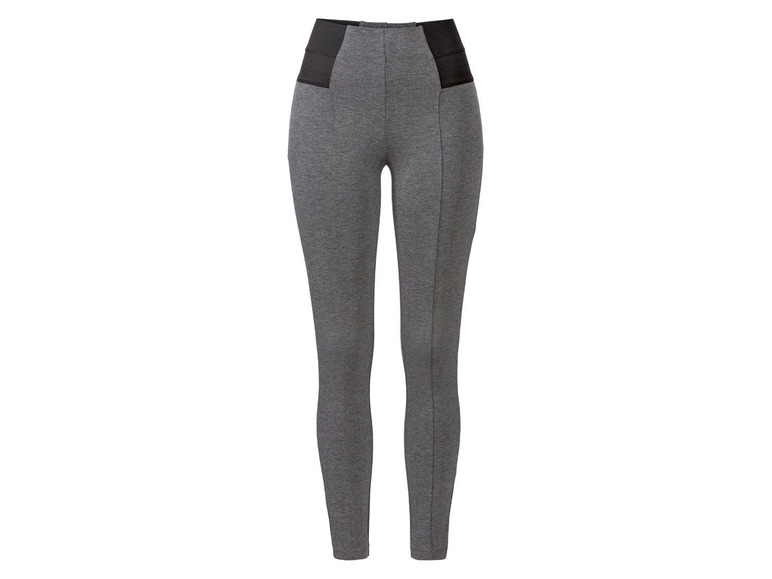 Grijze leggings met hoge taille