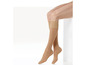 Beige kousen tot aan de knie