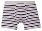 Een paar gestreepte boxershorts.