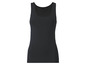 Zwart tanktop voor dames.
