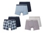 Een set van vijf boxershorts van California Beach met verschillende patronen.