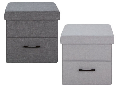 LIVARNO LIVING Zitblok met opbergruimte, 40 x 40 x 40 cm