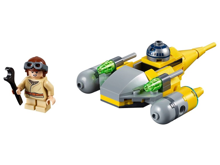 Ga naar volledige schermweergave: LEGO® Star Wars Star Wars™ Naboo Starfighter Microfighter - afbeelding 3